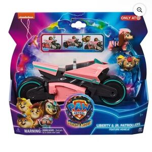 Paw Patrol Liberty & Jr. Patrollers Pink and Black Vehicle